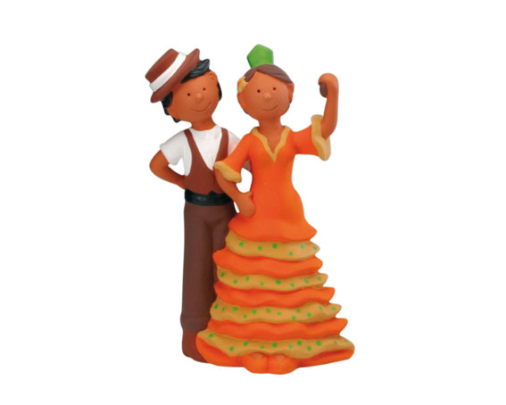 Novios para tarta Flamencos