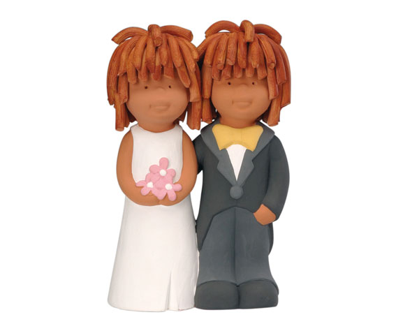 Novios para tarta Gumi