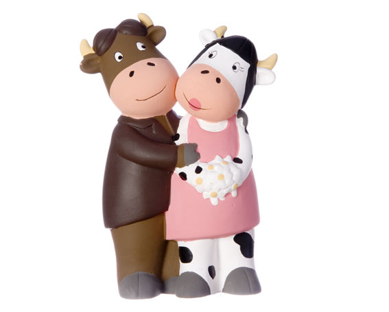 Novios para tarta: Vacas muu