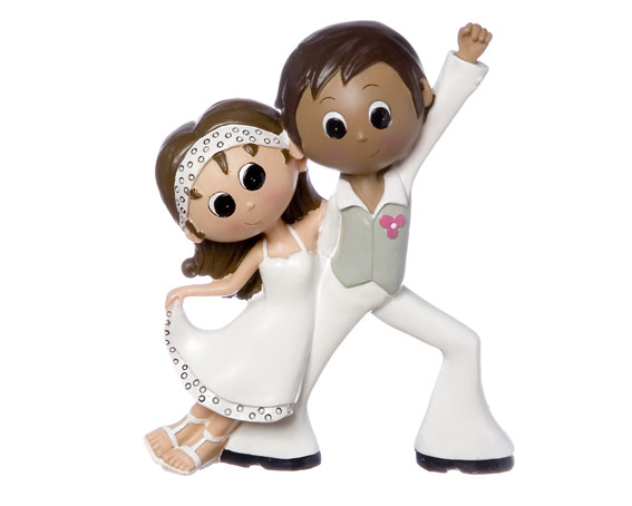 Novios para tarta: novios re-mix
